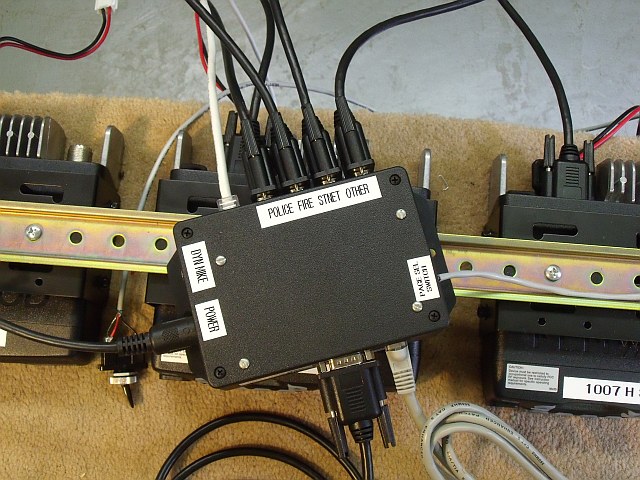 Closeup of logic box